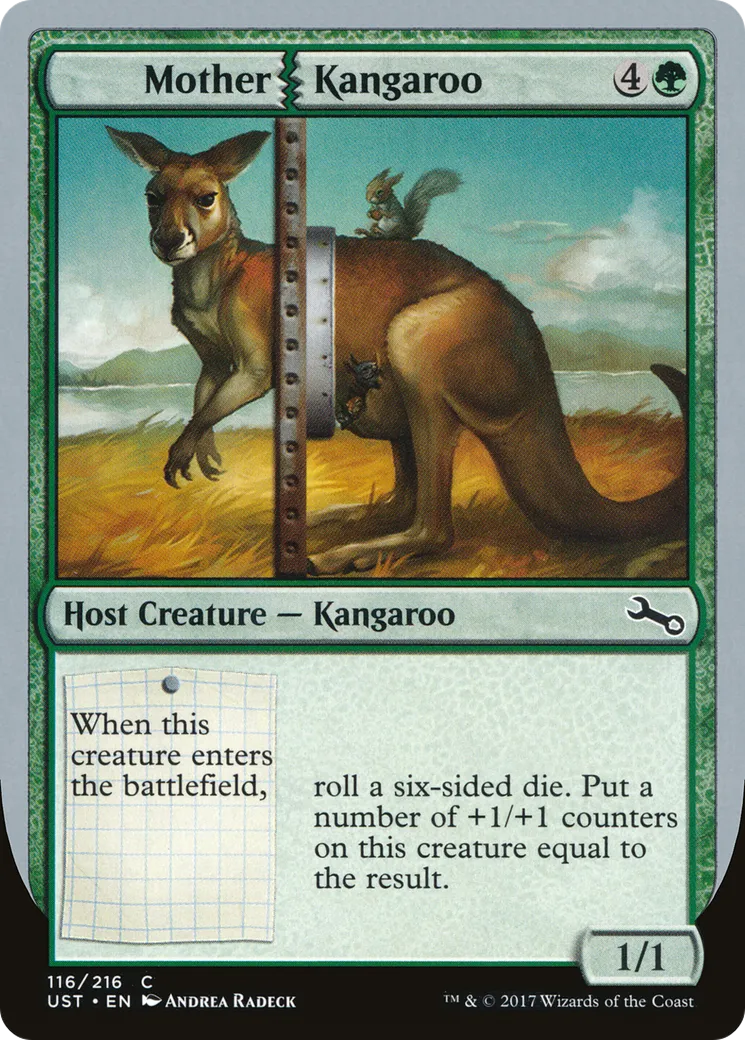 Mother Kangaroo — Unstable — Magic: The Gathering