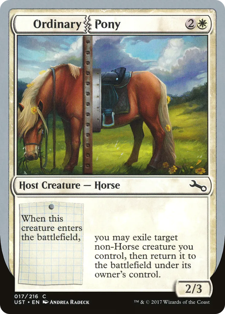 Ordinary Pony — Unstable — Magic: The Gathering