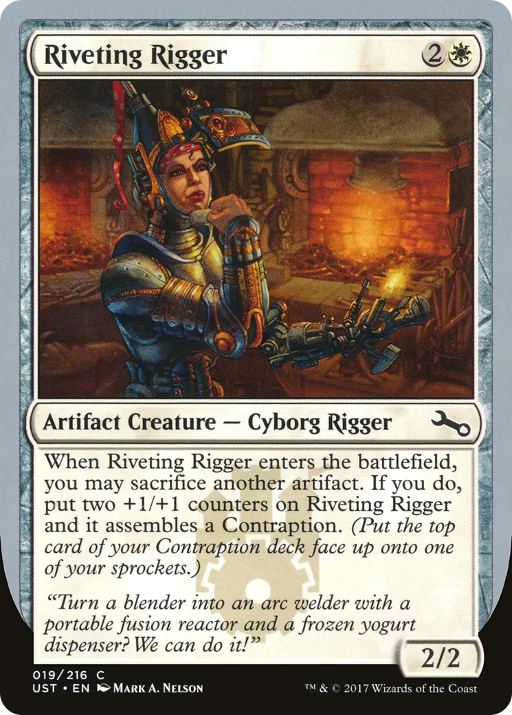 Riveting Rigger — Unstable — Magic: The Gathering