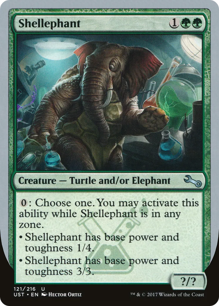 Shellephant — Unstable — Magic: The Gathering