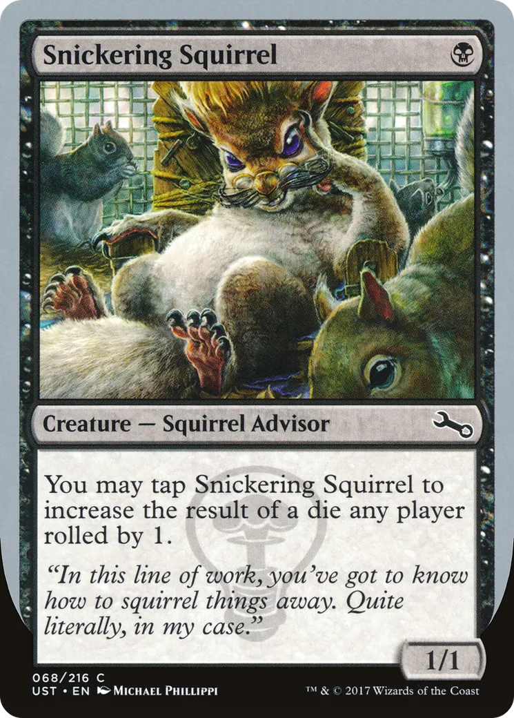 Snickering Squirrel — Unstable — Magic: The Gathering