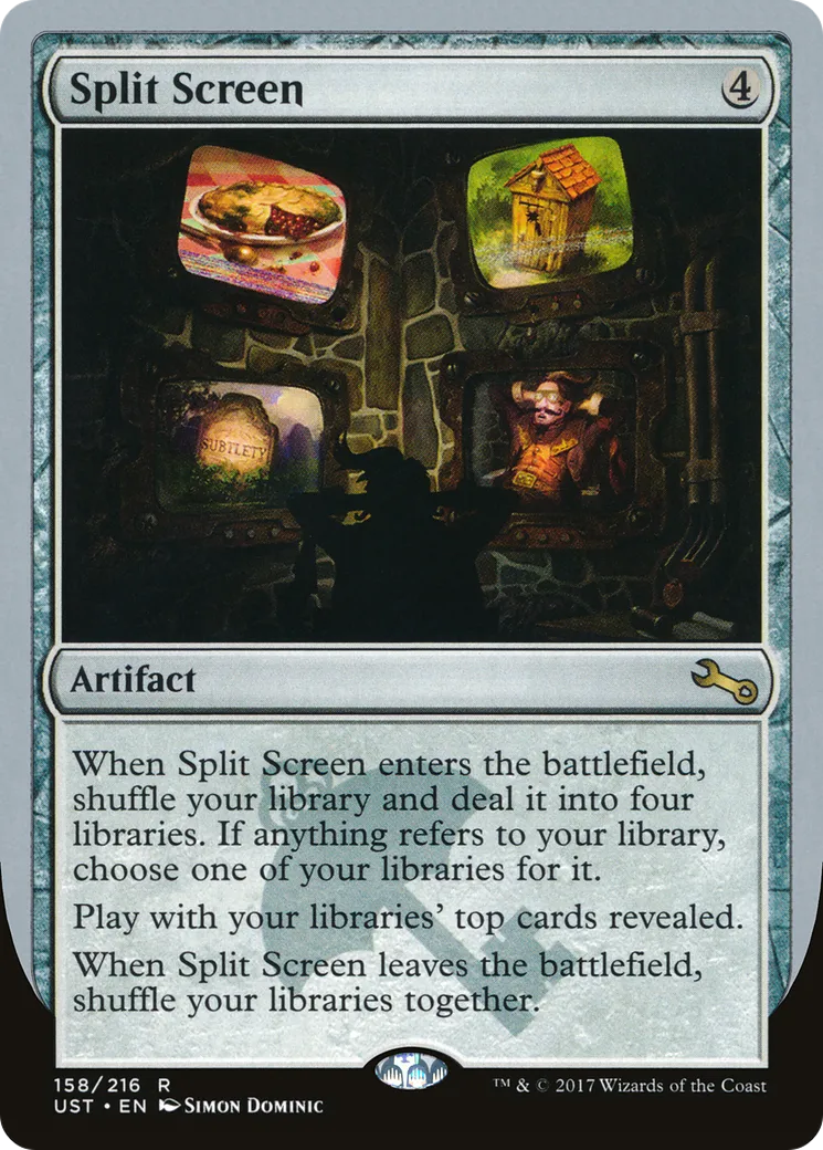 Split Screen — Unstable — Magic: The Gathering