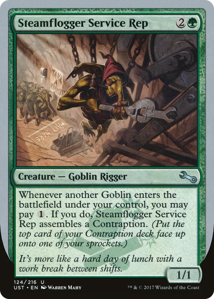 Steamflogger Service Rep — Unstable — Magic: The Gathering