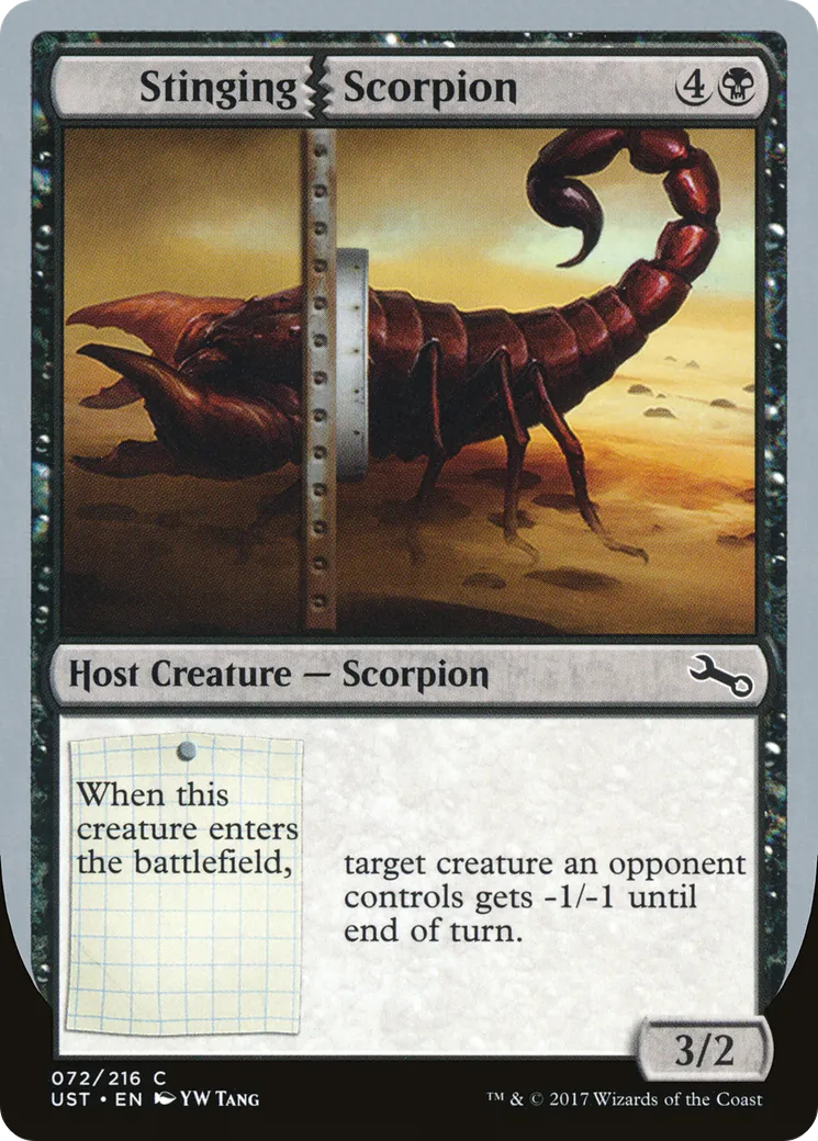 Stinging Scorpion — Unstable — Magic: The Gathering