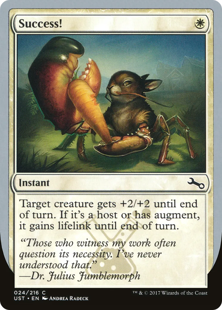 Success! — Unstable — Magic: The Gathering