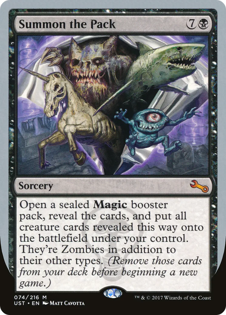 Summon the Pack — Unstable — Magic: The Gathering