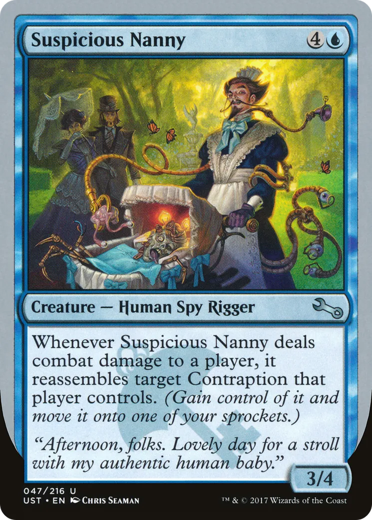 Suspicious Nanny — Unstable — Magic: The Gathering