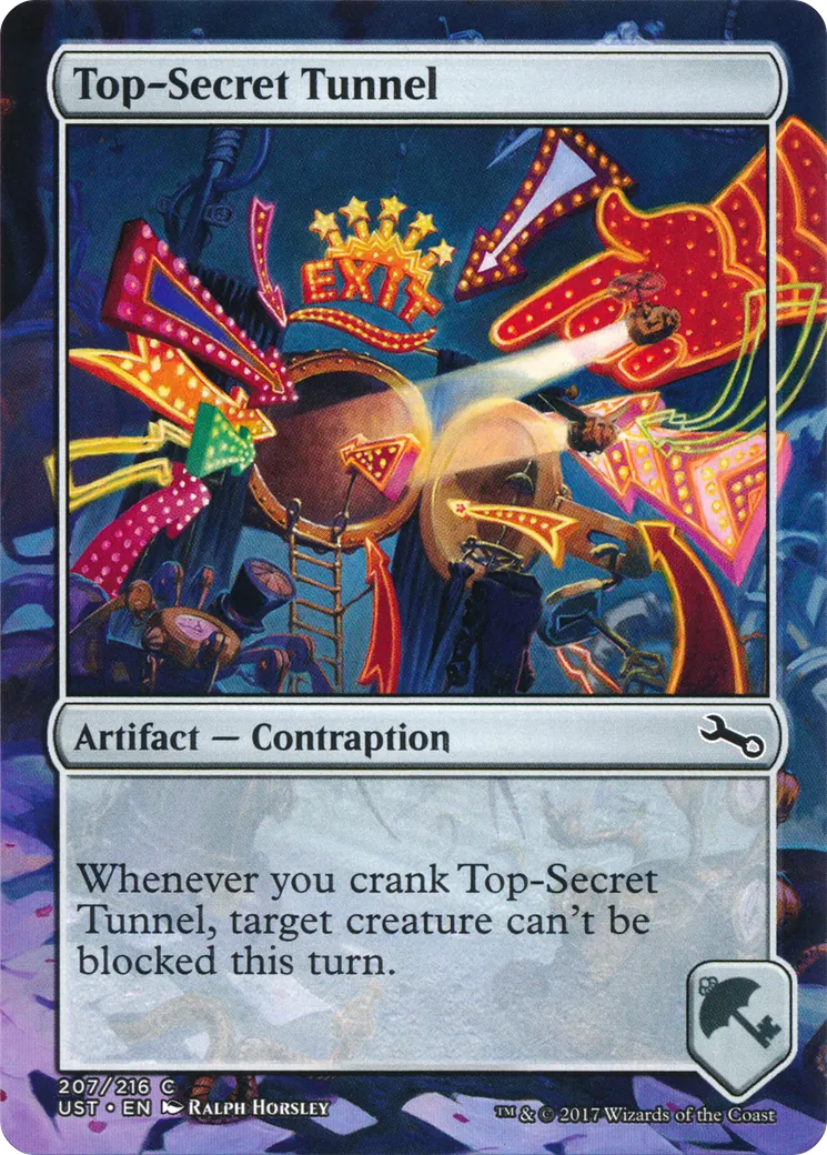Top-Secret Tunnel — Unstable — Magic: The Gathering