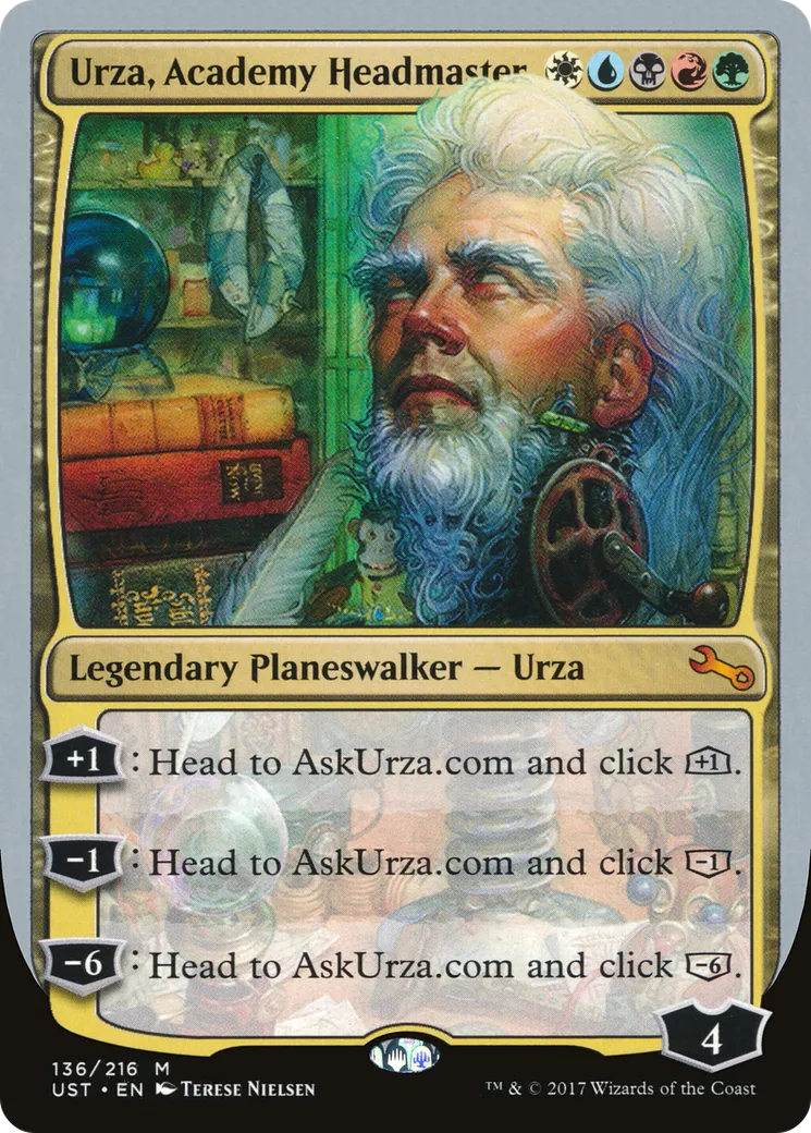 Urza, Academy Headmaster — Unstable — Magic: The Gathering