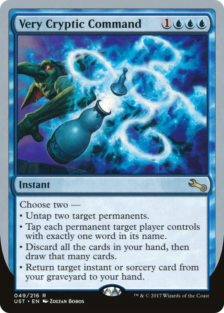 Very Cryptic Command — Unstable — Magic: The Gathering