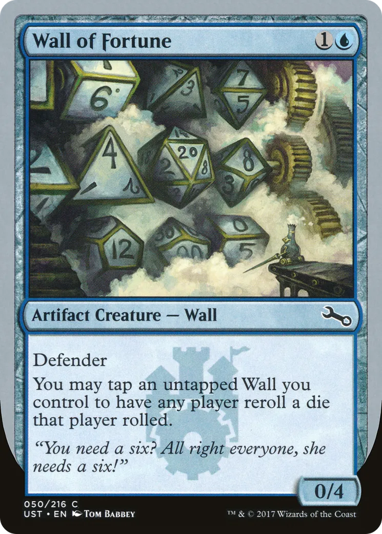 Wall of Fortune — Unstable — Magic: The Gathering