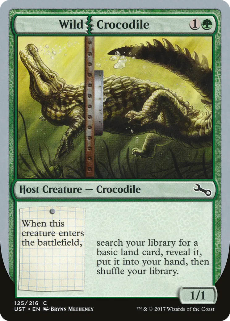 Wild Crocodile — Unstable — Magic: The Gathering