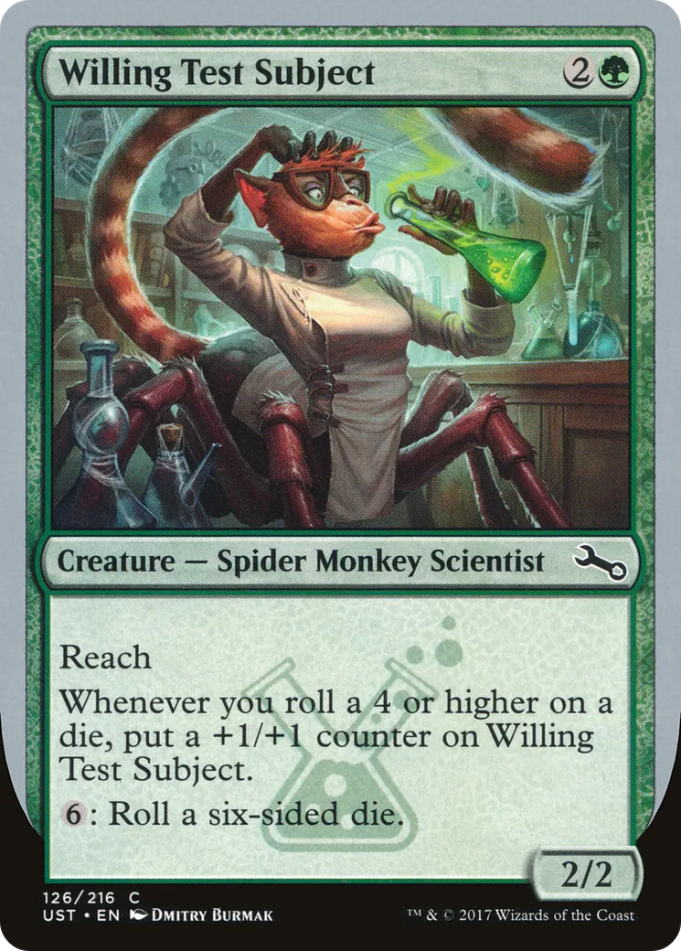 Willing Test Subject — Unstable — Magic: The Gathering