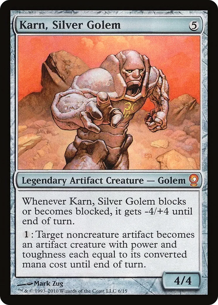Karn, Golem d'argent — From the Vault: Relics — Magic: The Gathering
