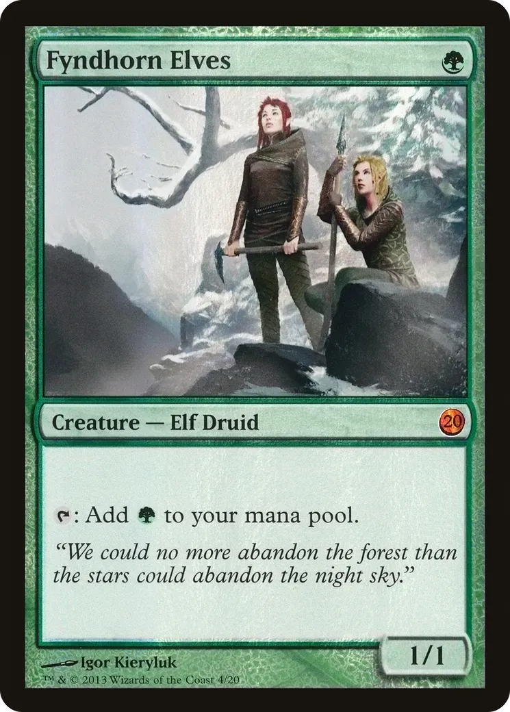 Fyndhorn Elves — From the Vault: Twenty — Magic: The Gathering