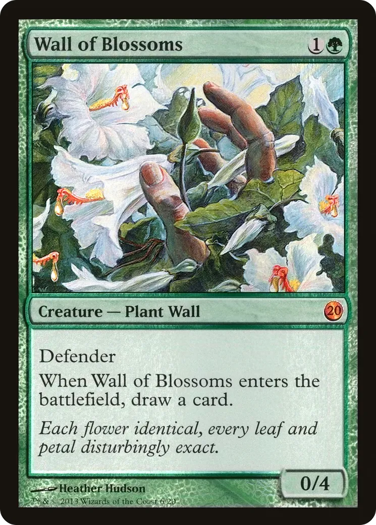 Mur de fleurs — From the Vault: Twenty — Magic: The Gathering