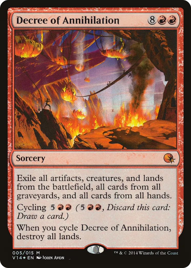 Décret d'annihilation — From the Vault: Annihilation — Magic: The Gathering