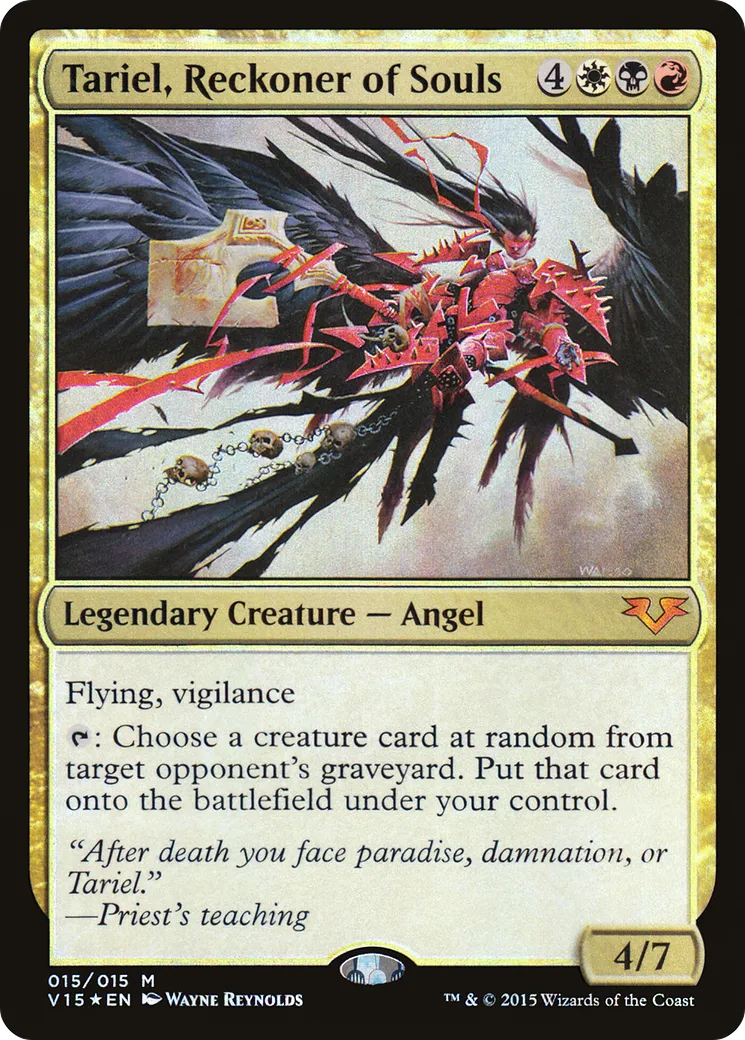Tariel, Reckoner of Souls — From the Vault: Angels — Magic: The Gathering