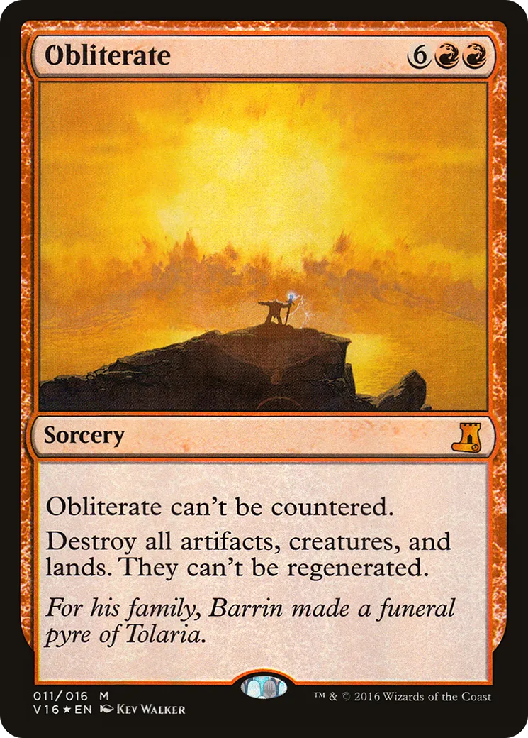 Obliterate — From the Vault: Lore — Magic: The Gathering