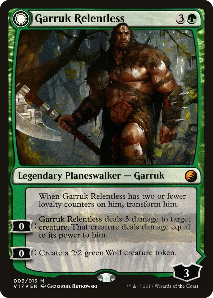 Garruk Relentless // Garruk, the Veil-Cursed — From the Vault: Transform — Magic: The Gathering