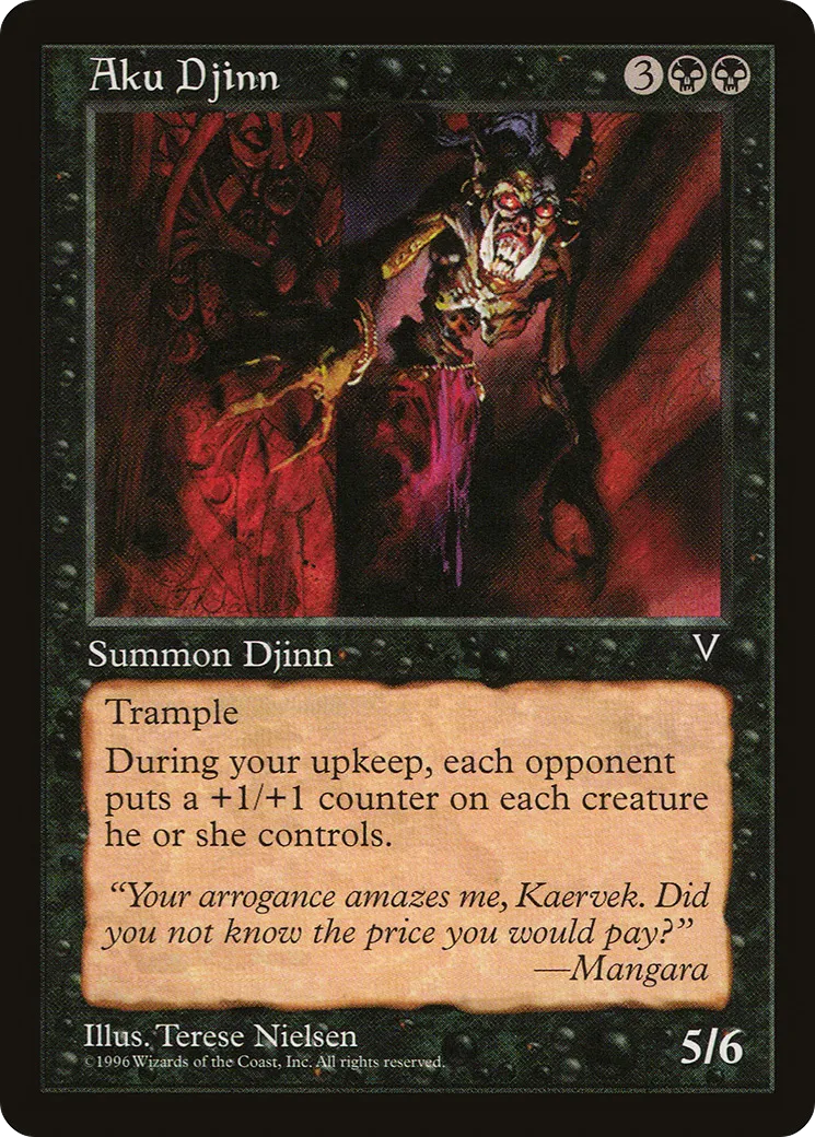 Djinn d'Akou — Visions — Magic: The Gathering