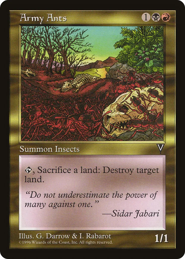 Army Ants — Visions — Magic: The Gathering