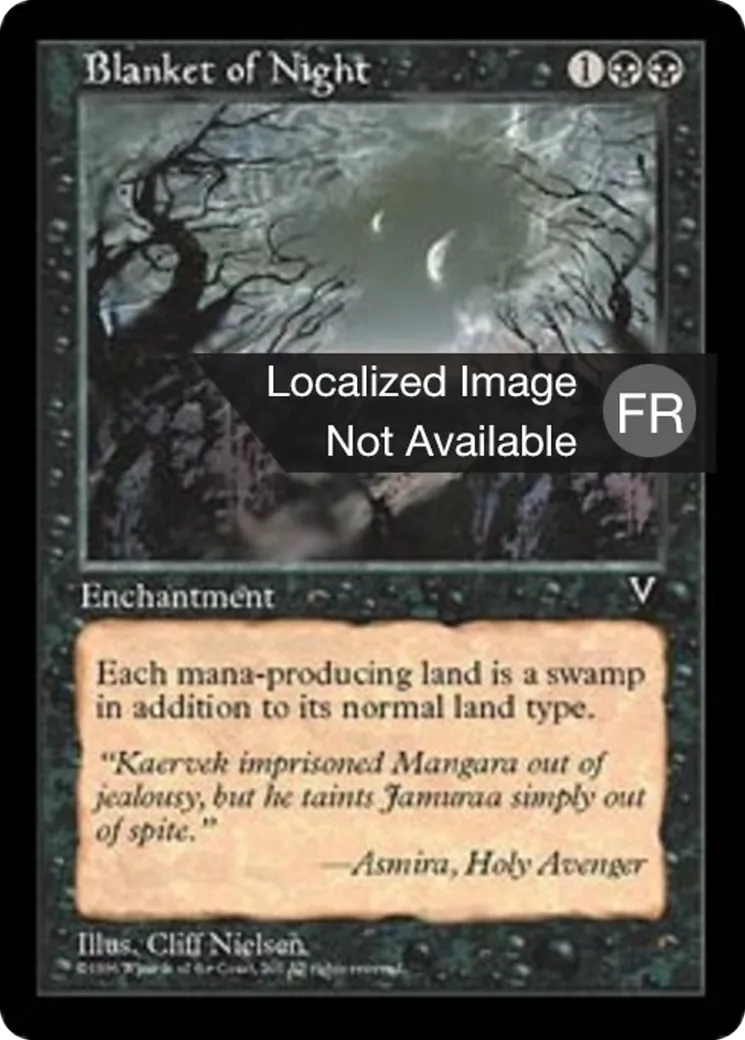 Couvert de la nuit — Visions — Magic: The Gathering