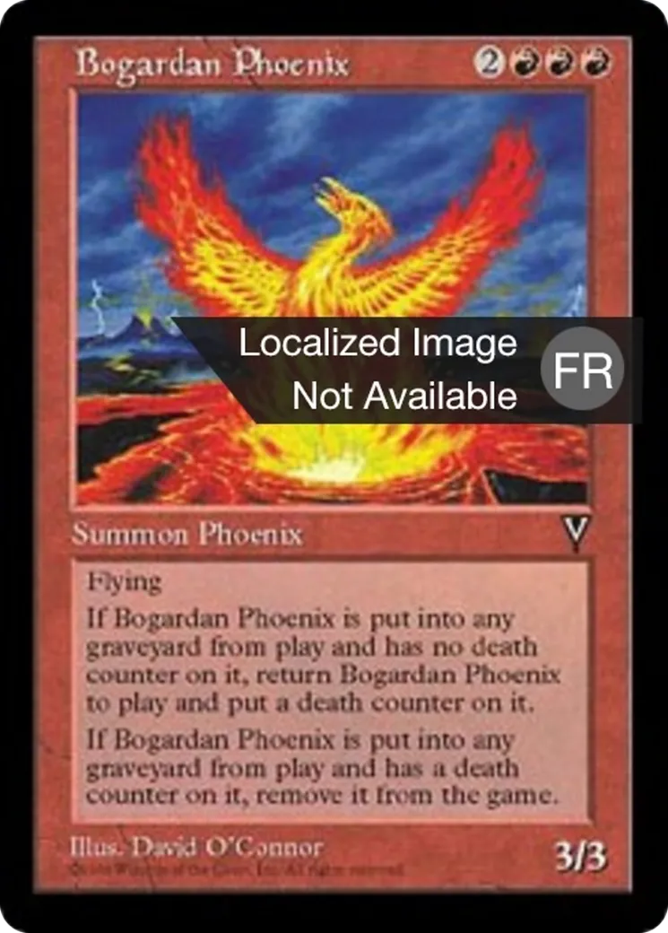 Phénix bogardân — Visions — Magic: The Gathering