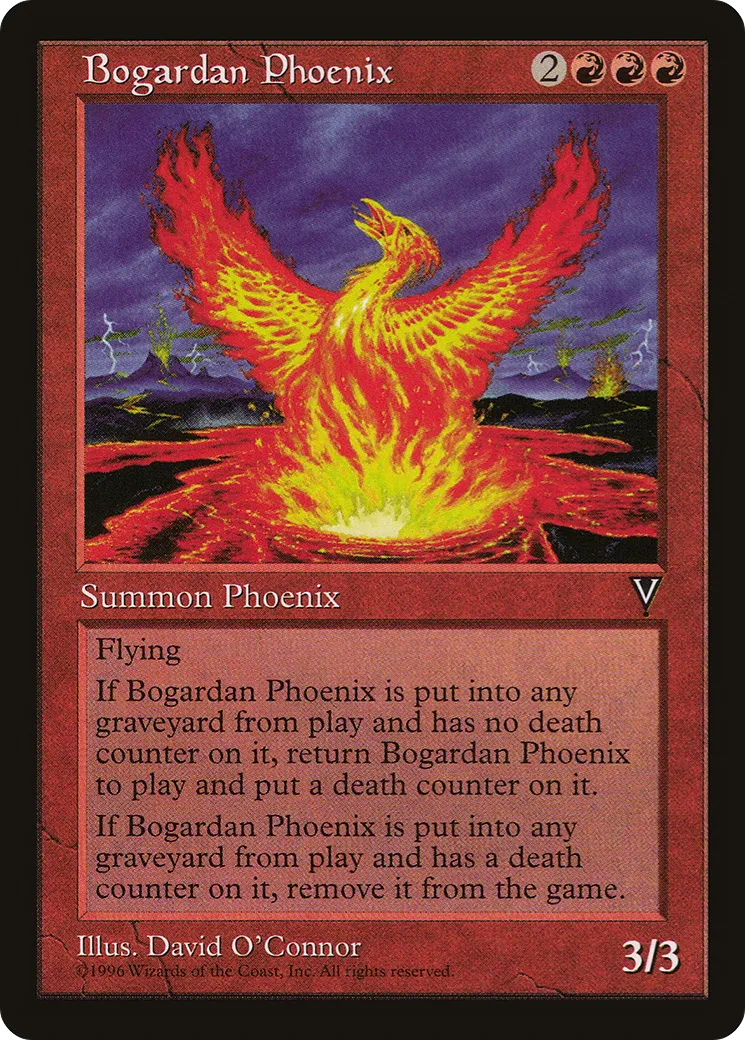 Phénix bogardân — Visions — Magic: The Gathering