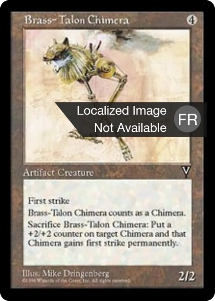 Chimère aux serres d'airain — Visions — Magic: The Gathering