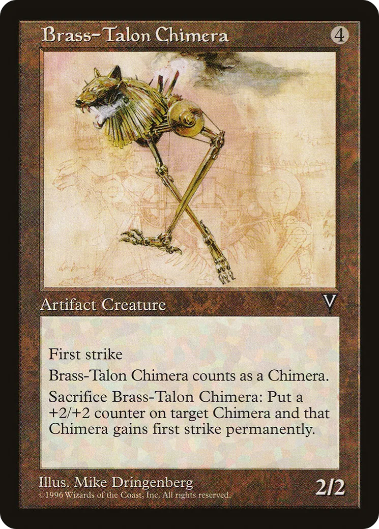 Brass-Talon Chimera — Visions — Magic: The Gathering