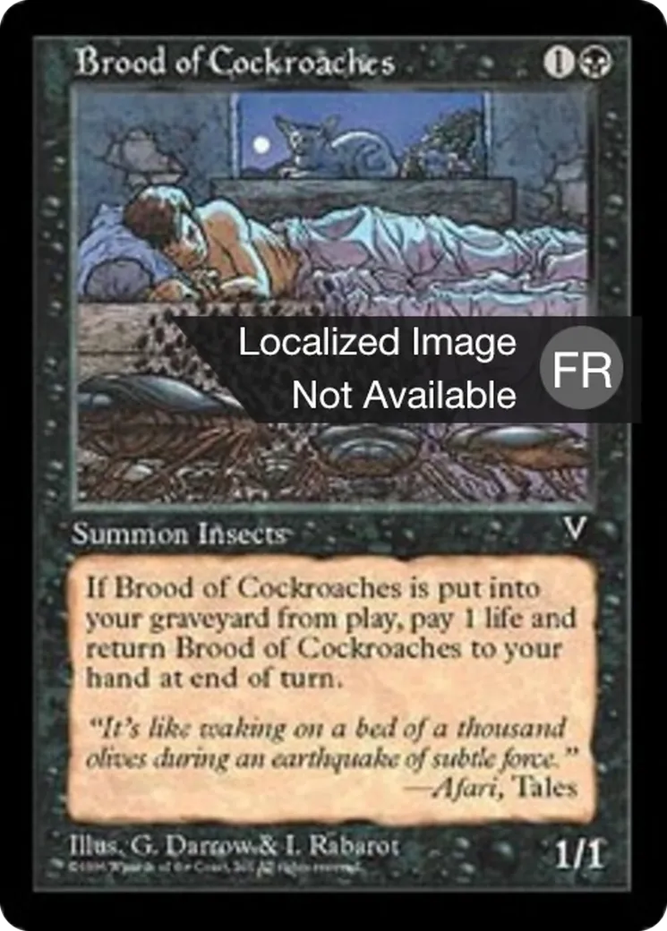 Couvain de cafards — Visions — Magic: The Gathering