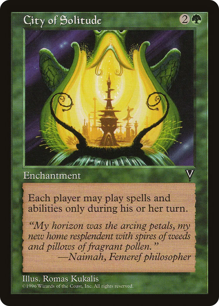 Cité de solitude — Visions — Magic: The Gathering
