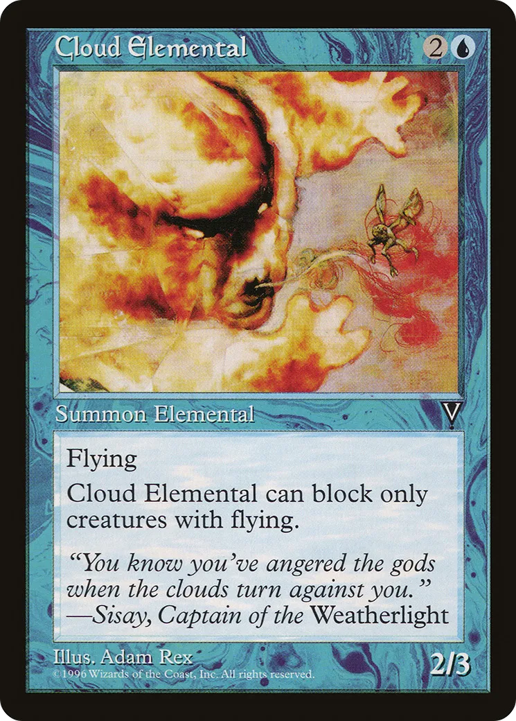 Élémental de nuage — Visions — Magic: The Gathering