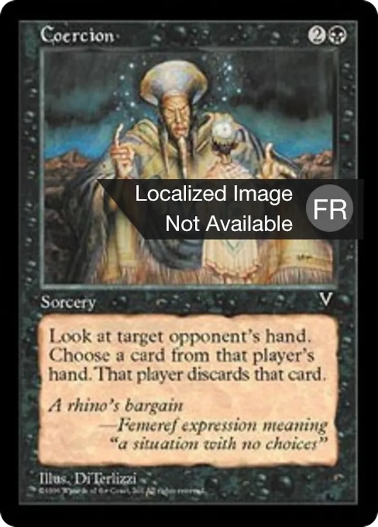 Coercition — Visions — Magic: The Gathering