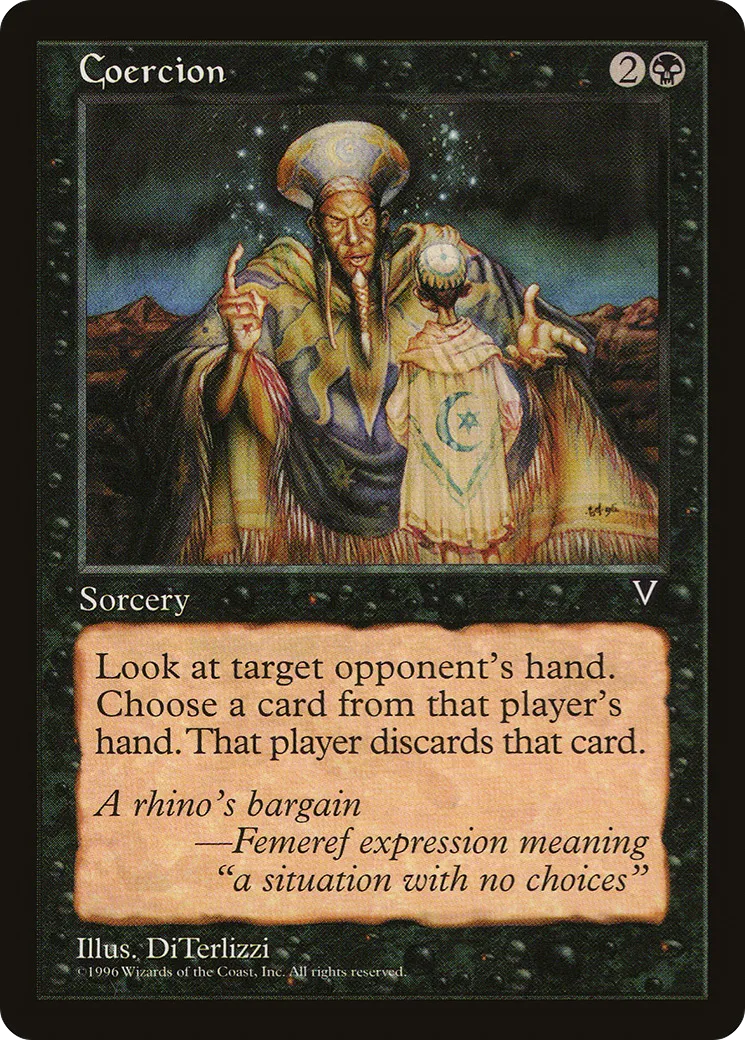 Coercion — Visions — Magic: The Gathering