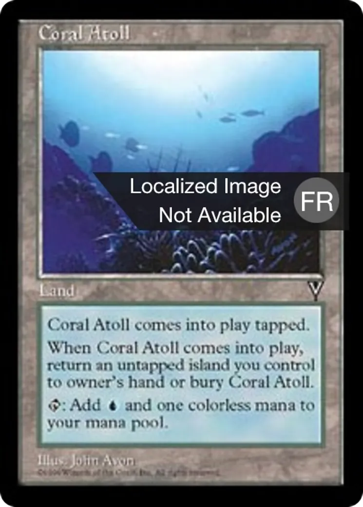 Atoll de corail — Visions — Magic: The Gathering