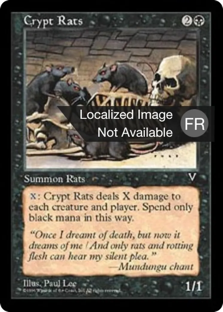 Rats des cryptes — Visions — Magic: The Gathering