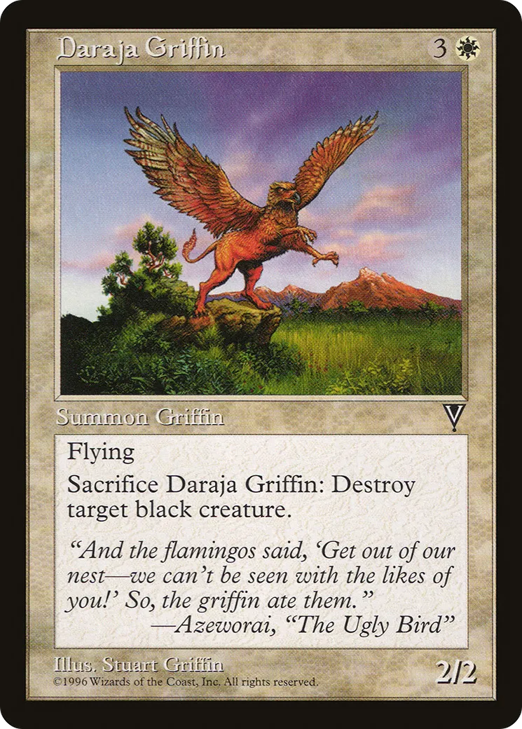 Griffon daradjân — Visions — Magic: The Gathering