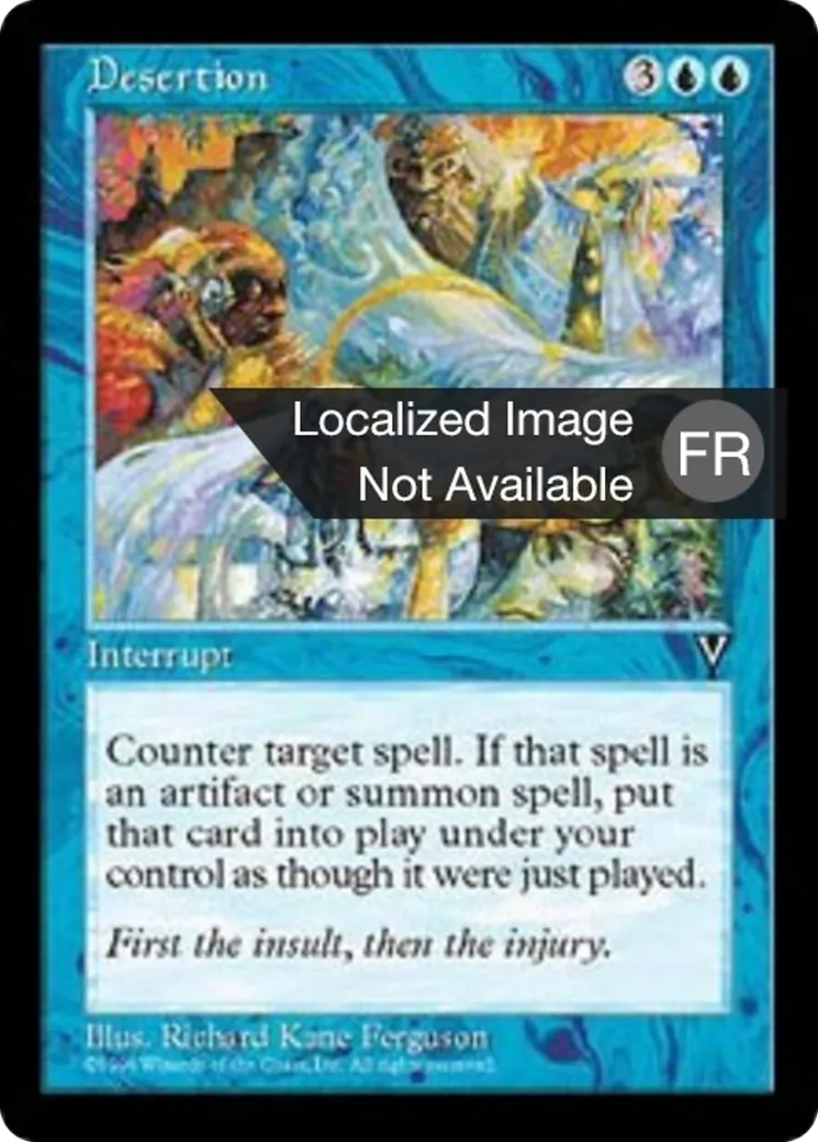 Désertion — Visions — Magic: The Gathering
