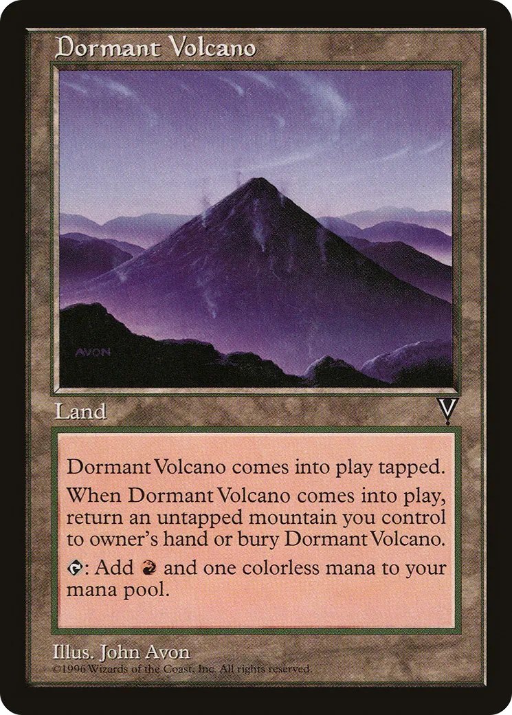 Volcan assoupi — Visions — Magic: The Gathering