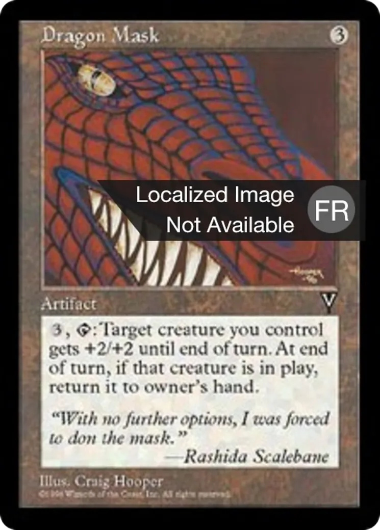 Masque de dragon — Visions — Magic: The Gathering