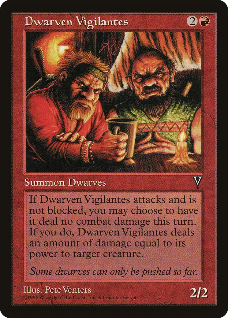 Dwarven Vigilantes — Visions — Magic: The Gathering