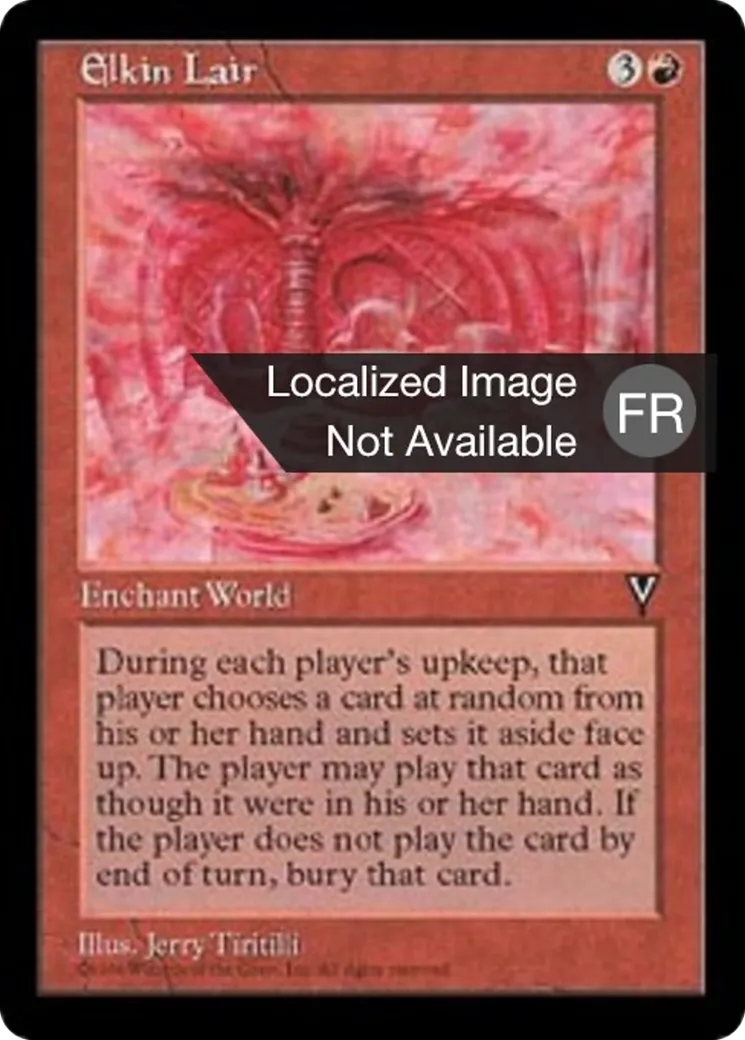 La tanière elkine — Visions — Magic: The Gathering