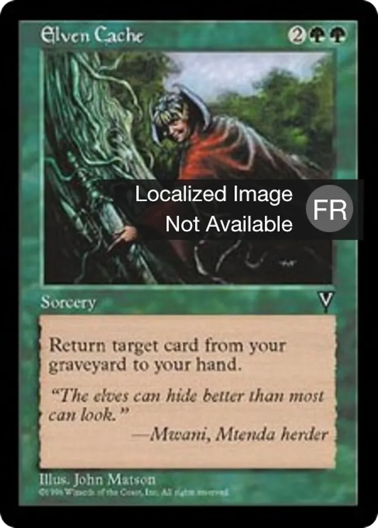 Cache elfique — Visions — Magic: The Gathering