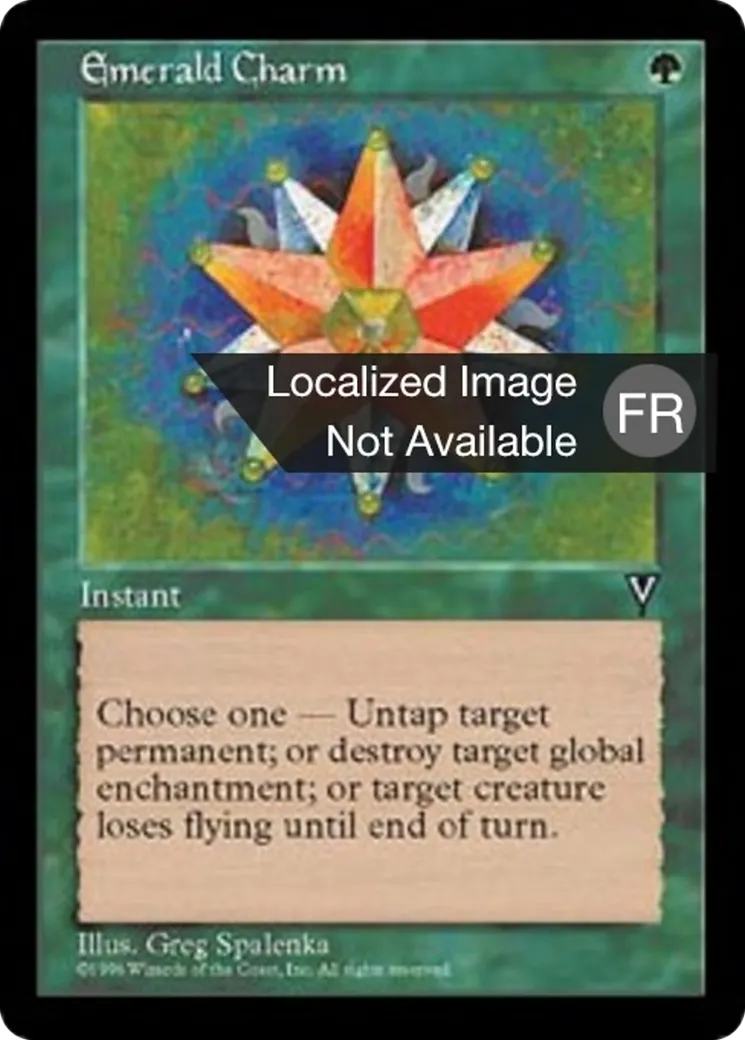 Charme d'émeraude — Visions — Magic: The Gathering