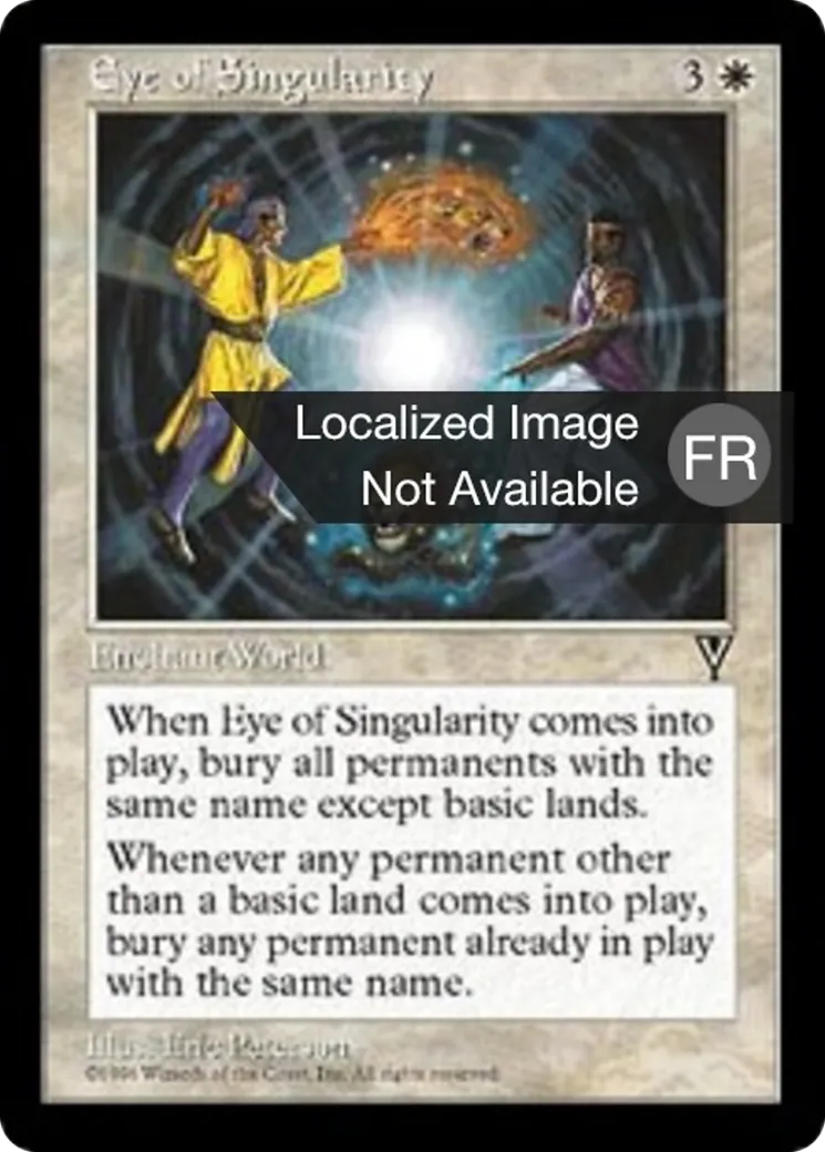 L'oeil de la singularité — Visions — Magic: The Gathering