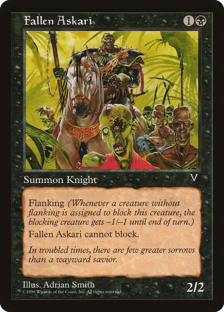 Askari déchu — Visions — Magic: The Gathering