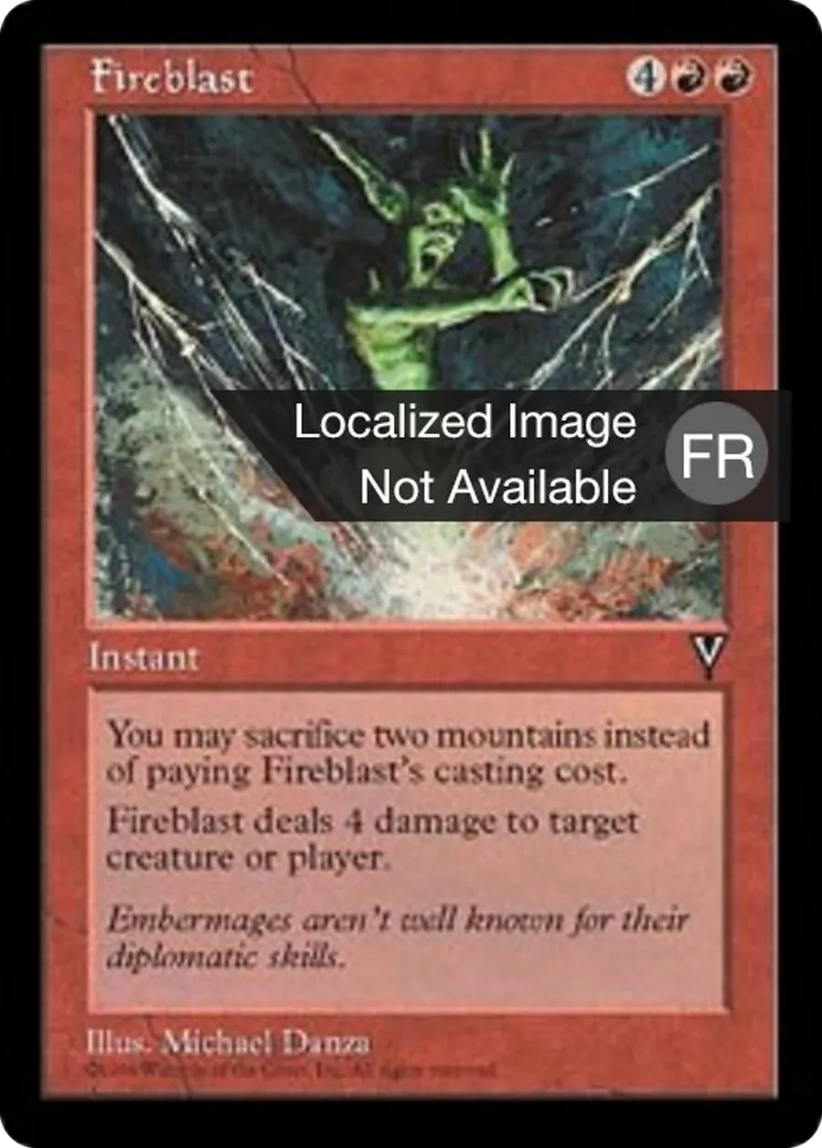 Salve de feu from Visions - Magic: The Gathering