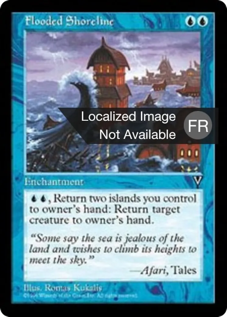 Rivage inondé — Visions — Magic: The Gathering